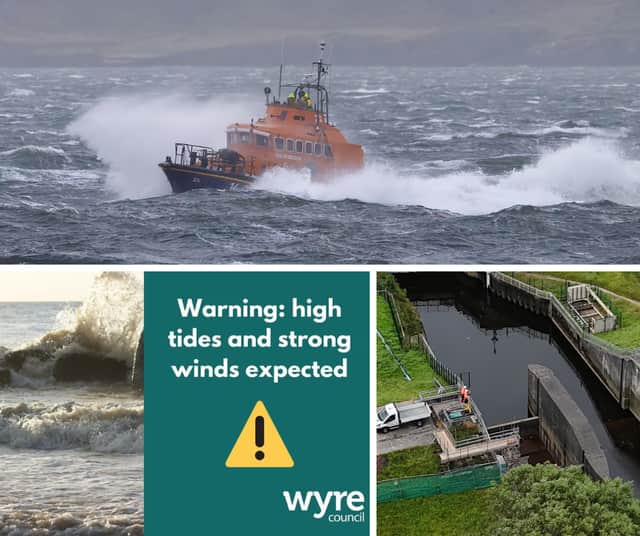 Flood gates at Cleveleys, Fleetwood and Knott End have been closed as of Friday morning as a precaution against potential flooding and airborne debris caused by strong winds associated with Storms Austen and Boelo.