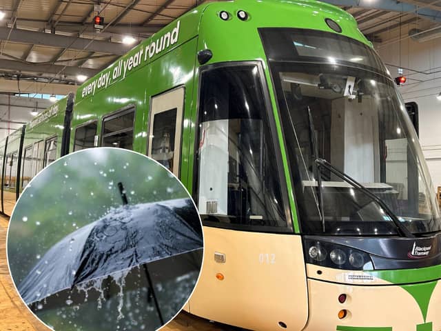 Blackpool Transport has suspended its tramway until further notice and is diverting bus services away from the promenade due to severe weather.