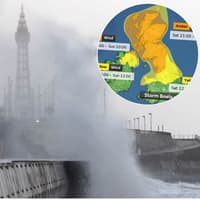 'Danger to life' - Major Met Office weather warning as Storm Boelo batters Fylde coast