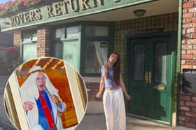 Blackpool actress Anya Dewin, who plays Lucy Parkinson in Coronation Street, was among the guests attending a photographic exhibition preview in Manchester on Thursday evening (22 October).