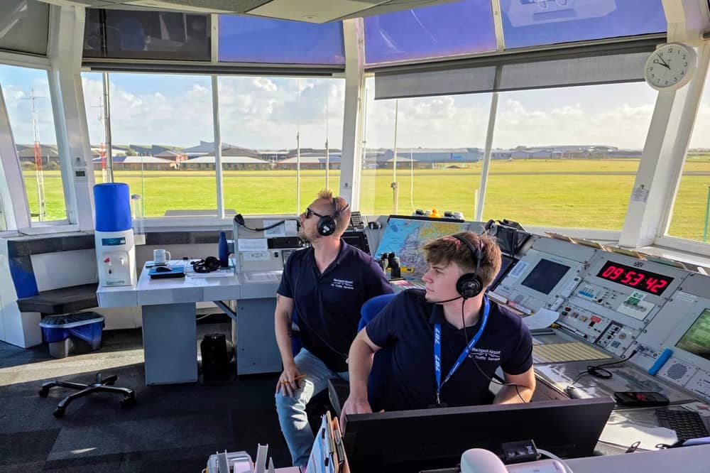 Blackpool Airport has congratulated a member of its air traffic control team after he qualified as an Air Traffic Services Assistant (ATSA), marking an important milestone towards his ambition of becoming an air traffic controller.