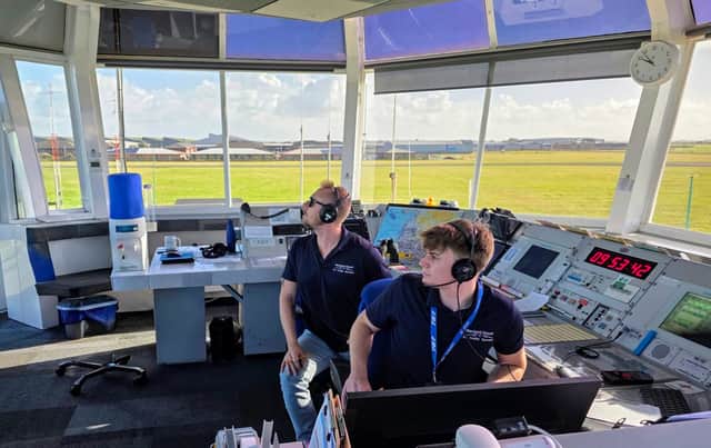 Blackpool Airport has congratulated a member of its air traffic control team after he qualified as an Air Traffic Services Assistant (ATSA), marking an important milestone towards his ambition of becoming an air traffic controller.