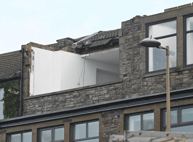 The roof was blown off the New Philly bar on Saturday night/Sunday morning.