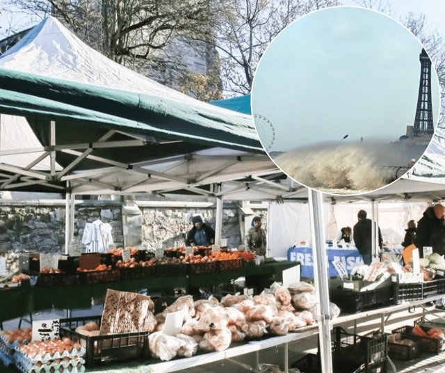 Poulton Market has been cancelled on Monday due to forecast high winds, persistent rain and debris left behind following the weekend storm.