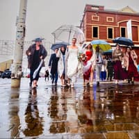 Storm Boelo could've put a dampener on our iconic Blackpool wedding, instead we got the chance of a lifetime