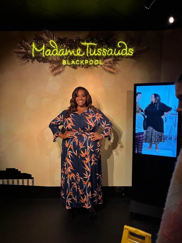 Alison Hammond's waxwork at Madame Tussauds Blackpool