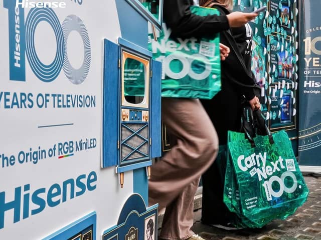 Hisense marked television's 100th anniversary with an immersive RGB MiniLED showcase in central London