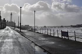 Lytham Coastguard has carried out a patrol along the Fylde Coast after strong winds, wet weather and rising tides prompted concerns about public safety.
