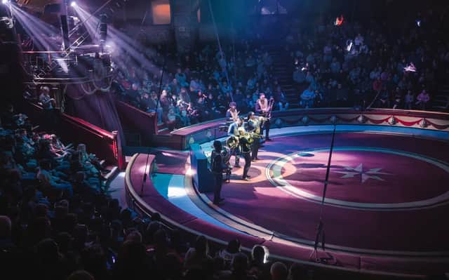 The live band at Blackpool Tower Circus