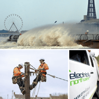 Update from Electricity North West as 144 Fylde coast properties without power amid Storm Boelo havoc
