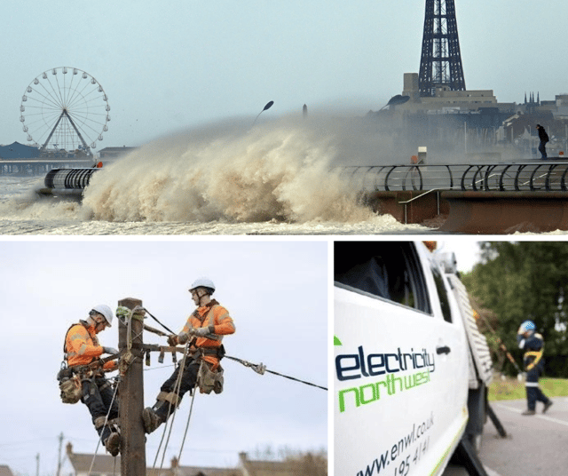 A total of 144 properties across the Fylde Coast and Wyre are without electricity following power cuts linked to unexpected incidents affecting overhead and high-voltage cables amid Storm Boelo.