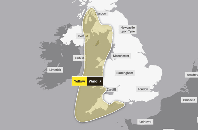 Following Storm Boelo another weather warning for wind has been issued