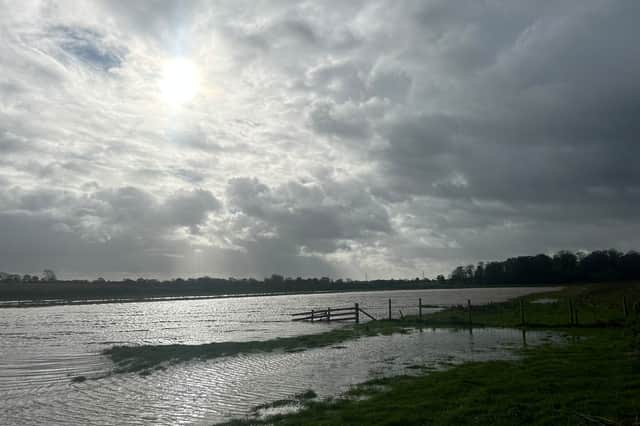 High water levels on the River Wyre