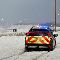 Why Storm Boelo left Cleveleys seafront covered in a blanket of sea foam