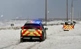 Sea Foam at Cleveleys earlier this week