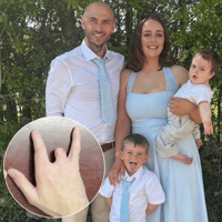 I couldn't even hold my baby after I lost two fingers in a horrific saw accident, the pain was unimaginable