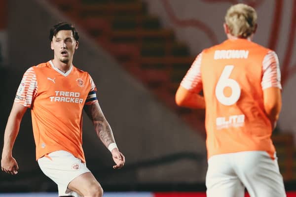 Blackpool central defender Olly Casey