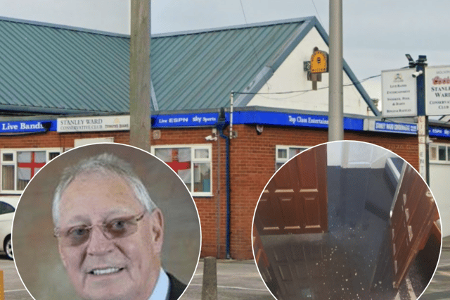 Graham Baker is looking for answers over a flooding issue at Stanley Ward Conservative Club