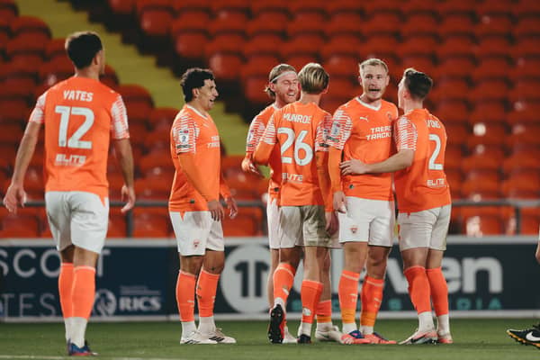 Jordan Brown celebrates his long-distance strike against Aston Villa’s U21s on Tuesday