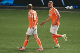 Fraser Horsfall made his comeback from injury for Blackpool on Tuesday