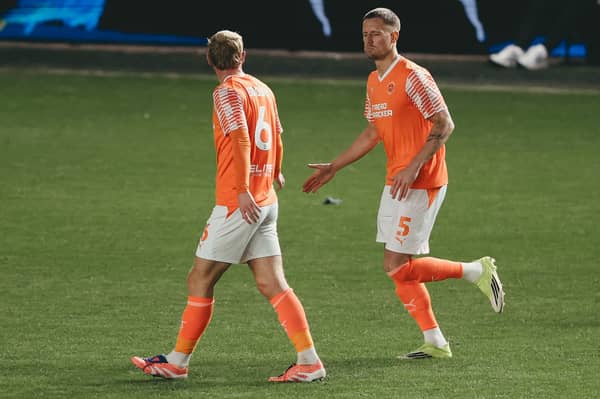 Fraser Horsfall made his comeback from injury for Blackpool on Tuesday