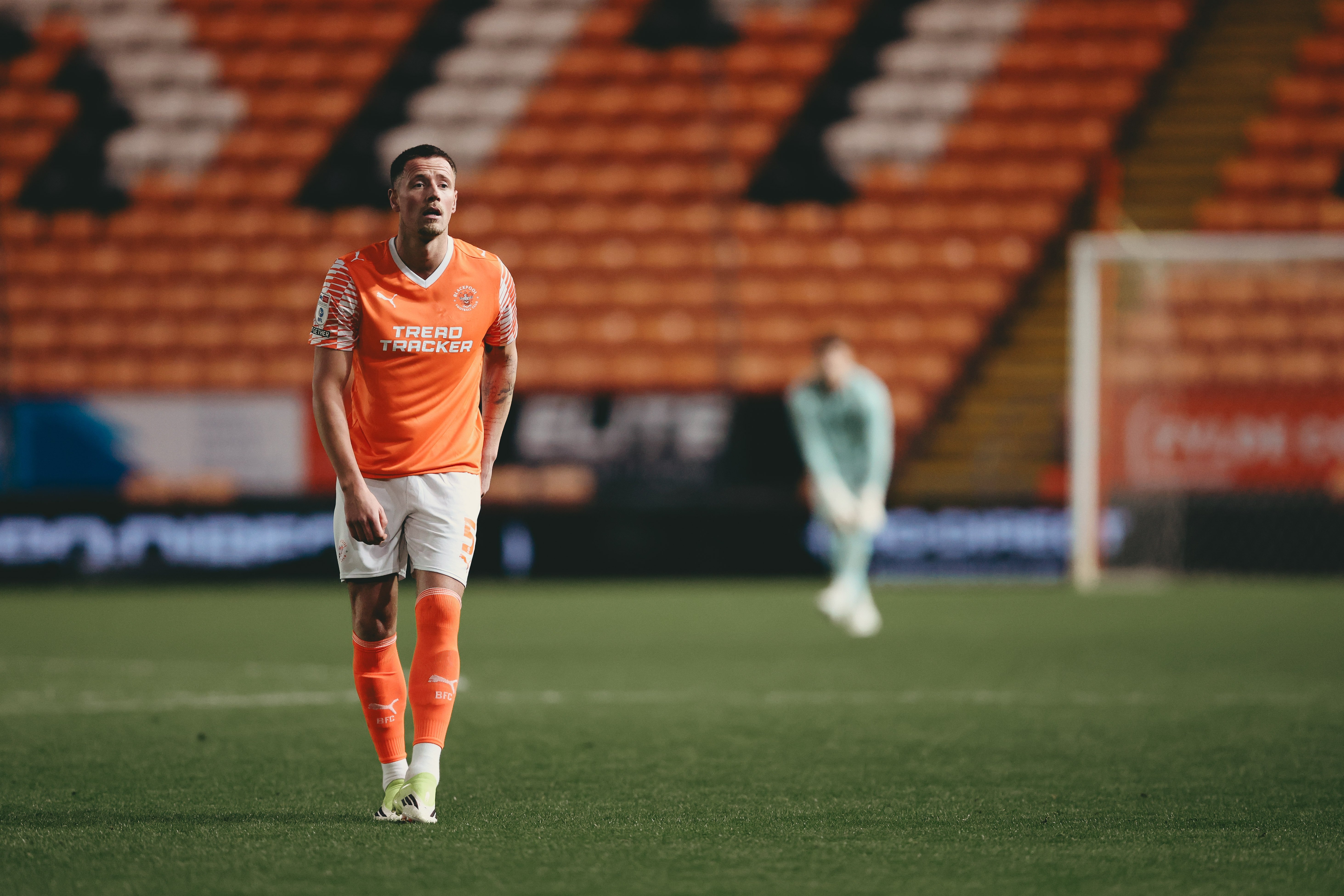 “The ankle has flared up again”: Blackpool central defender back at square one after injury comeback