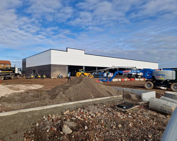 The new M&S food store taking shape at Norcross