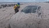 Coastguard crews were called to a missing person search and a separate incident in Cleveleys as the aftermath of Storm Boelo continued to affect the Fylde coast.