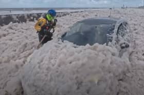 Coastguard crews were called to a missing person search and a separate incident in Cleveleys as the aftermath of Storm Boelo continued to affect the Fylde coast.