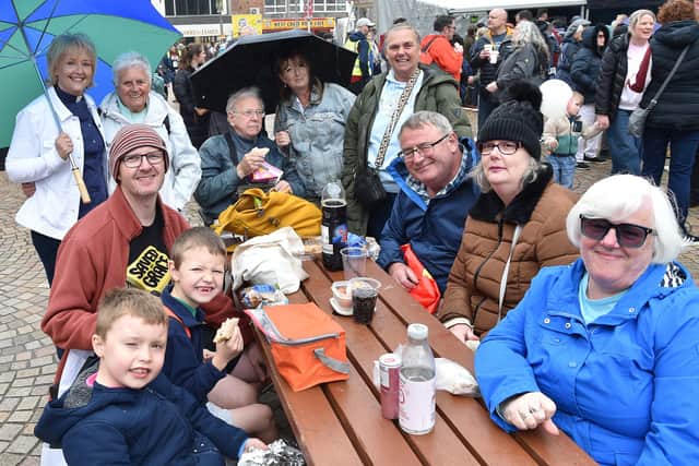 A contingent from St Nicholas’ Church in Fleetwood having fun at The Big Day Out in Blackpool