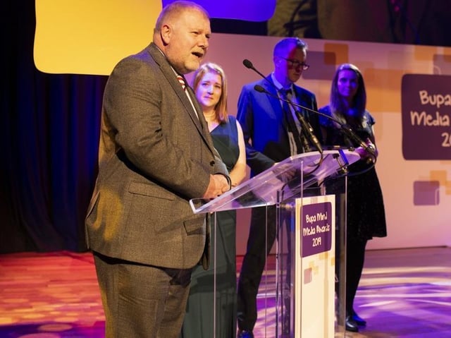 The JPIMedia Investigations team won in the Publication category at the Mind Media Awards 2019, held in London on Wednesday, November 13, 2019. From left-right: JPIMedia's group content development director Tim Robinson, investigations news editor Claire Wilde, The i newspaper's chief reporter Cahal Milmo, and Yorkshire Post reporter Ruby Kitchen (Picture: Chris O'Donovan)