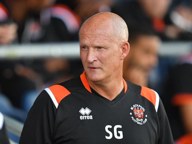 Blackpool boss Simon Grayson