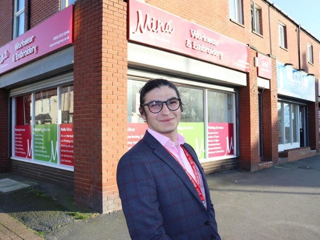 Jake Adams of the Mina Group in Blackpool