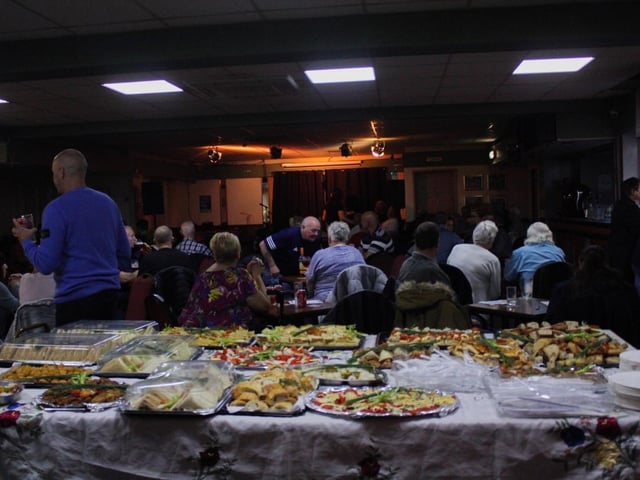 The re-opening night at Stanley Workingmen's Club