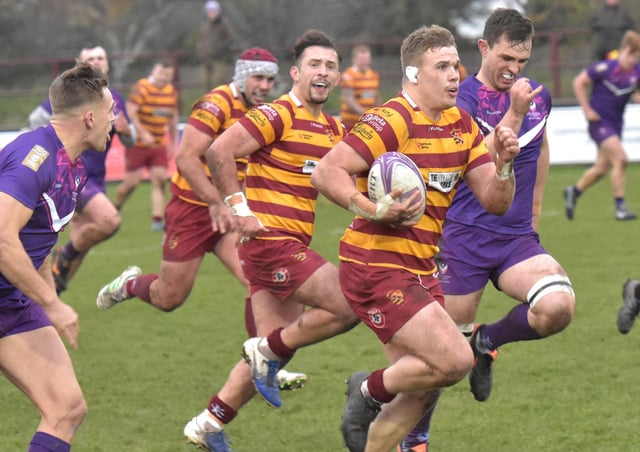 Fylde RFC's Ben Gregory was man of the match on Saturday Picture: Chris Farrow