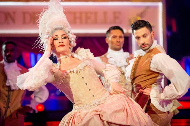 Michelle Visage and Giovanni Pernice bid farewell to STC after being sent home in the dance off at Blackpool Picture: Guy Levy