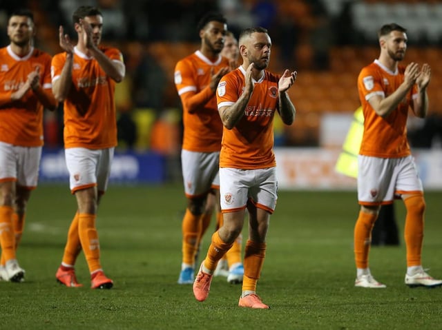 Jay Spearing leads the applause at the full-time whistle