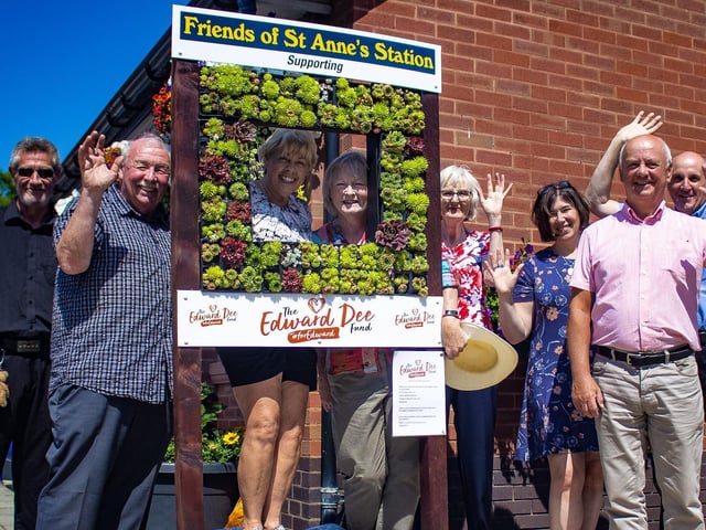 The friends of St Annes are dedicated to making stations look great