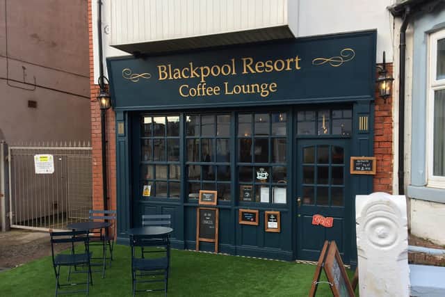 Blackpool Resort Coffee Lounge cashless cafe in Reeds Avenue