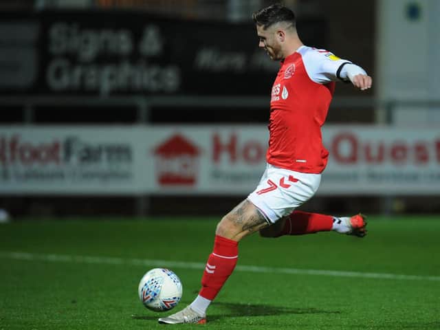Wes Burns says competition for places at Fleetwood is driving all the players on