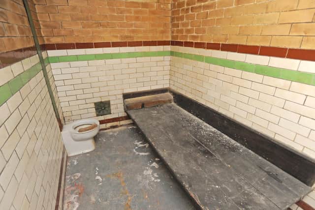 How the cells used to look at Poulton Police Station