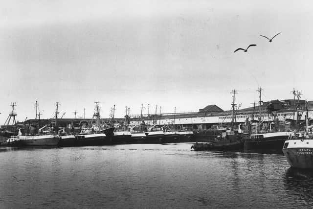 A scene from Fleetwood Docks