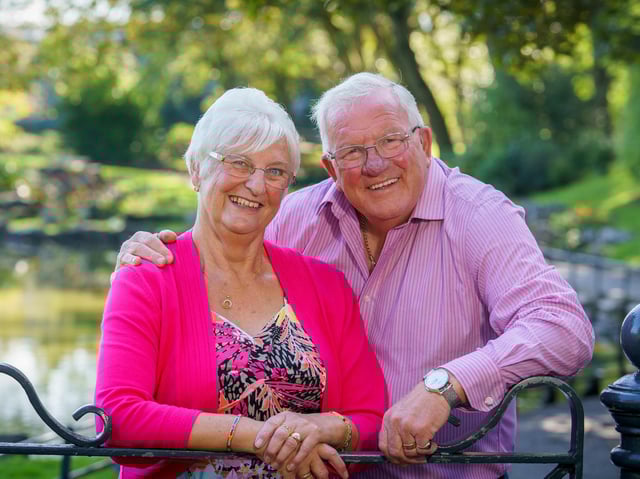 Barry and Lesley Holmes, of Fleetwood, have been named the happiest couple in the UK