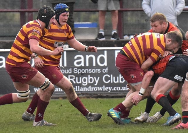 Fylde struggled to make much headway against Hull Picture: Chris Farrow