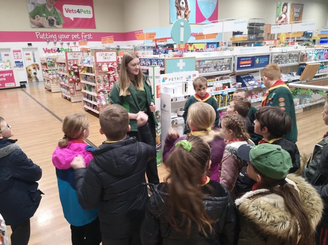 The 51st Blackpool Cub Pack went to Pets at Home to earn their Animal Carer Activity Badge