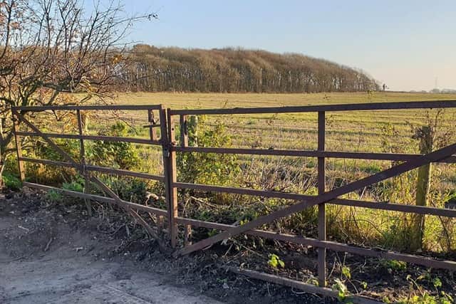 The site of the Gate Camp has been cleared