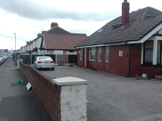 The site on Coronation Road, Cleveleys, earmarked for the 44-bed care home.