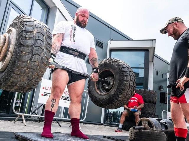 Dean Finegan is aiming to qualify for the 2020 national Strongman championship