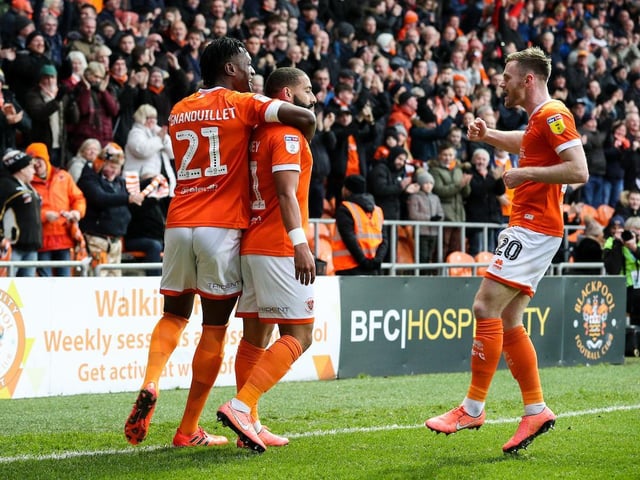 Feeney's goal against Fleetwood on Saturday was his first for Blackpool