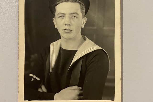 Ron as a teenager in his Royal Navy days